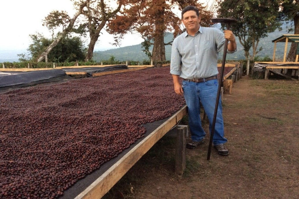 Finca Himalaya plantaža kafe u El Salvadoru i Mauricio Salaveria. Sušenje kafe, obrada kafe.